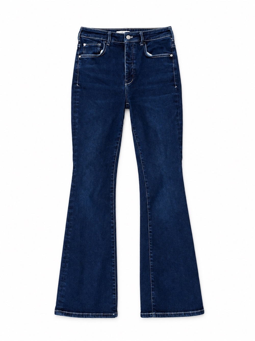 Pilcro Deep Indigo Flared Jeans